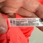 Anthropologie One Shoulder Coral Ruched Body Con Mini Dress Women’s Large NWT Photo 5