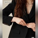 J.Crew  Women's Classic 2 Button Black Polyester Blazer Size 2 Photo 8