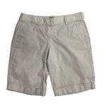 Ann Taylor ANN‎ TAYLOR Khaki Cuffed Bermuda Shorts Size 8 Tan Photo 0