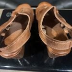 Women's Tan Leather Peep Photo 6