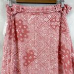 Simply Styled Womens Skirt Size M Y2K Indie Boho Coastal Cowgirl Western Bandana Pink Size M Photo 5