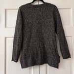 prAna Nolan Tunic Sweater Coal Gray Grey Size Small Crew Neck Braided Knit Photo 7