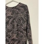 Soma  Size Small Long Sleeve Top Loungewear Soft Cozy Pink Black Tunic Shirt Photo 11