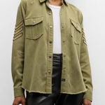 Rails  Loren Raw-Hem‎ Military Shirt Jacket Size M Photo 0