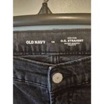 Old Navy  Size 14 High Rise The O.G. Straight Jeans Black Photo 1
