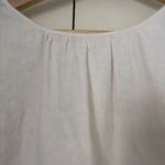 Madewell Linen Blend Michele Bubble Blouse | Cream | Large Photo 5