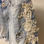 Bongo Lace & Distressed Jean Shorts Photo 4
