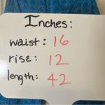 L.L.Bean  Blue Cotton Pajama Pants, Leaf Pattern, Elastic Waist w/ Drawstring, S Photo 4