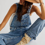 Free People We the Free Ziggy Denim Overalls Size XS Photo 0