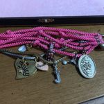 Juicy Couture Retro Pam & Gela Pink Rope Charm Bracelet Photo 1