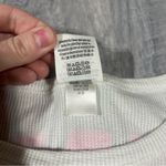 PINK - Victoria's Secret Victoria’s Secret PINK White Long Sleeve Shirt with Dog Logo; XS Women’s Photo 4