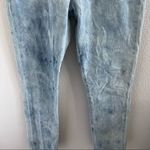 frame denim Le High Straight Jeans Acid Wash Trendy Y2K Vibes Fray Folded Hem 28 Photo 3