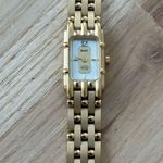 Belair Diamond Rare Luxury Gold Ladies Watch Pearl Dial Gold Bracelet Case Photo 4