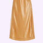 Acne Studios Satin slip dress Gold US 10 Photo 10