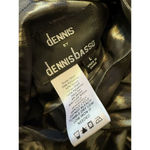 Dennis Basso Dennis by Dennis‎ Basso Leopard Reversible Trench Coat Womens L Hood Mob Wife Photo 8