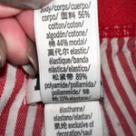 PINK - Victoria's Secret  Pajama Pants Medium Red White Striped Sleep‎ Lounge Photo 2