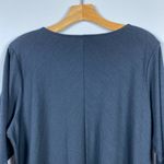 Alyx Tunic Top 2X Black Lace Up V Photo 6