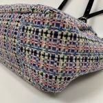Coach Gallery Multicolored Herringbone Tweed Tote Bag Photo 8