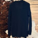 Abercrombie & Fitch Dark Blue Long Knit Boyfriend Cardigan Sweater Size Small Photo 4