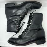 Justin Boots Justin Vintage 1990s Diamond J Lace Up Kiltie Roper Boots Photo 6