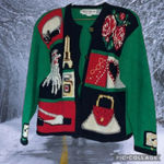 Eagle's Eye • Ugly Christmas Cardigan • ugly Christmas sweater • Size M Photo 1