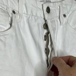 Good American  White High Rise Tie Ankle Straight Leg Jeans Size 4 27 Photo 6