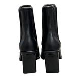 Coach Geneva Leather Chelsea Heeled Booties Black NWOB Photo 3