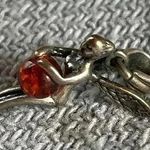 Dainty Baltic Amber Fairy Necklace Charm​​​ Photo 0