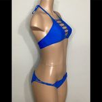 PilyQ New.  Bali blue braided bikini set. Small Photo 2