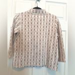 Ann Taylor EUC Chain Pattern Mock Neck Sweater Photo 3