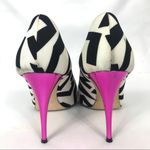 Giuseppe Zanotti geometric pink heel peep toe Photo 4