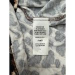 Love In Leopard Bodycon Dress L Ruched Front Long Sleeve Made in US NWOT Brown Size L Photo 6