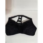 Becca By Rebecca Virtue Black M E-Cup (DD-CUP) Ladder Back Bralette Bikini Top Photo 3