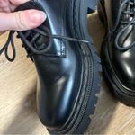 H&M Platform Lace-Up Loafers Black Photo 6