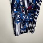 Farm Rio Embroidered Applique Stripe Mini Dress XS New Photo 10