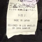 Smock Mohawk General Store Shift Midi Dress Black Size 2 Ruffle Hem Minimalist Photo 8