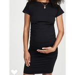 BLANQI Everyday Maternity Cap Sleeve Dress M/Large NWT Black Size undefined Photo 3