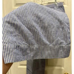 Talbots Blue Striped Linen Blend the Easy Drawstring Pant Women’s Size 6 Photo 8
