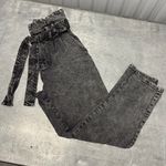 Who What Wear Women’s Black Acid Wash High Rise Mom Jeans Size 2 Photo 0