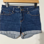 BDG URBAN OUTFITTERS denim shorts size 4 blue cuffed hem cotton spandex SIZE 4 Photo 0