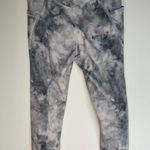 Gottex high waist side pocket gray tie dye leggings size S small Photo 6