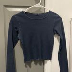 Brandy Melville Long Sleeve Lettuce Trim Top Photo 0