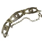 Chico's Gold Mesh Chain Link Belt Womens Interlocking 42" Length Photo 0