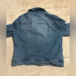 Jou Jou Jean Jacket Size Small Denim Blue Cropped Photo 5