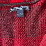 American Living  Red and Black Knit Sweater Photo 1
