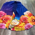 Gorgeous Bold Floral cashmere scarf Nepal Pink Photo 2