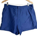 Croft & Barrow  Blue Shorts Elastic Waist Casual Comfy Size 14 Photo 0
