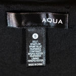 AQUA NEW Bloomingdales Gold Metallic Sparkle Shine Long Sleeve Bodysuit Small Photo 1