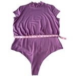 Susana Monaco Mock Neck Thong Bodysuit Photo 8