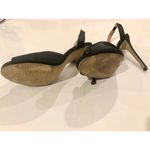 Camille La Vie Black satin rhinestone stiletto Photo 5